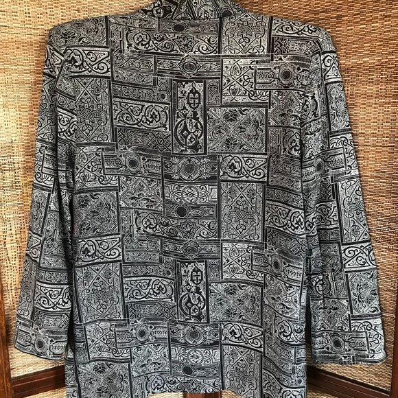 Kensington Square Oversized Blazer: Asian Vintage 70s Jacket, Women's Size Small - Picture 13 of 14